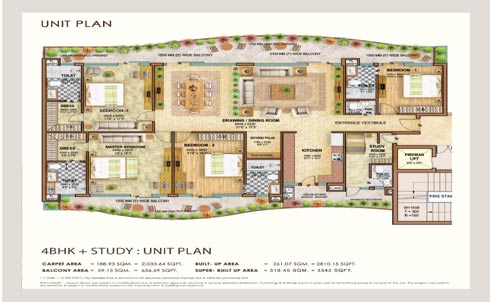 NBCC Aspire Silicon City Floor Plan