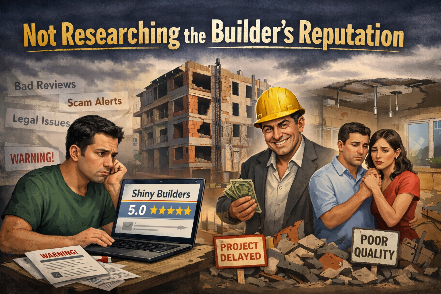 Not Researching the Builder’s Reputation