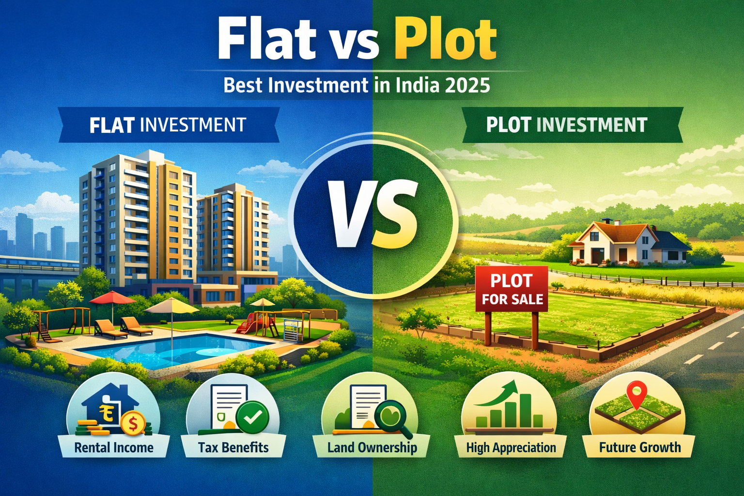 Flat vs Plot Investment