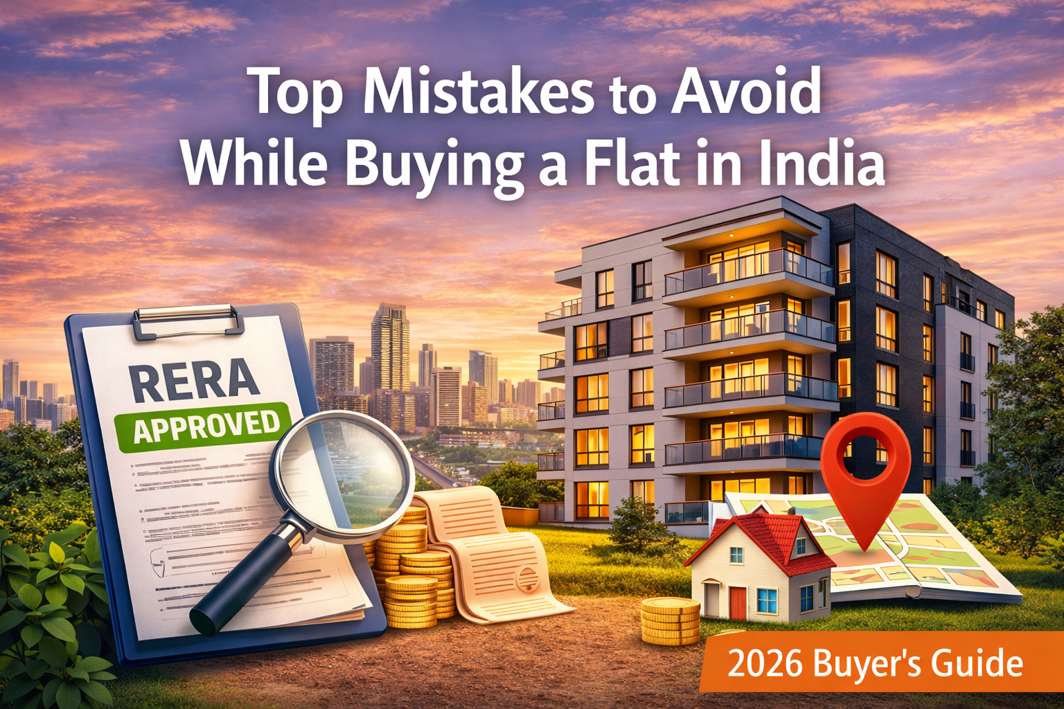 Mistakes to Avoid When Buying a Flat in India | 2026 Guide
