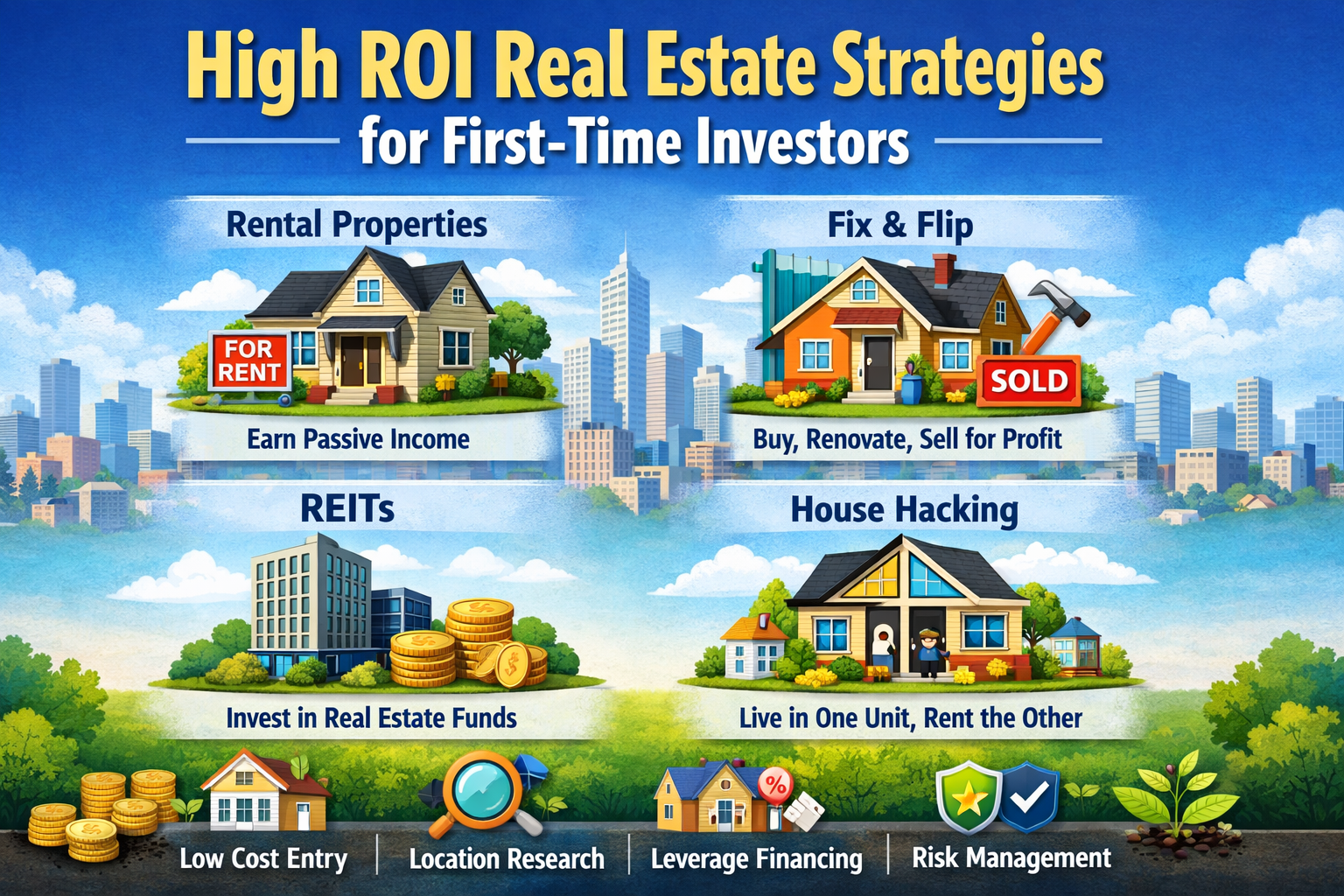 High ROI Real Estate Investment for First-Time Investors