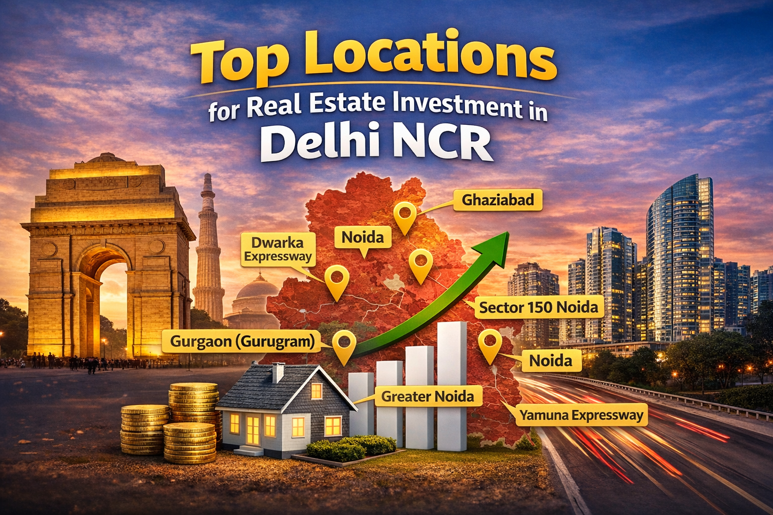 Top Locations for Real Estate Investment in Delhi NCR