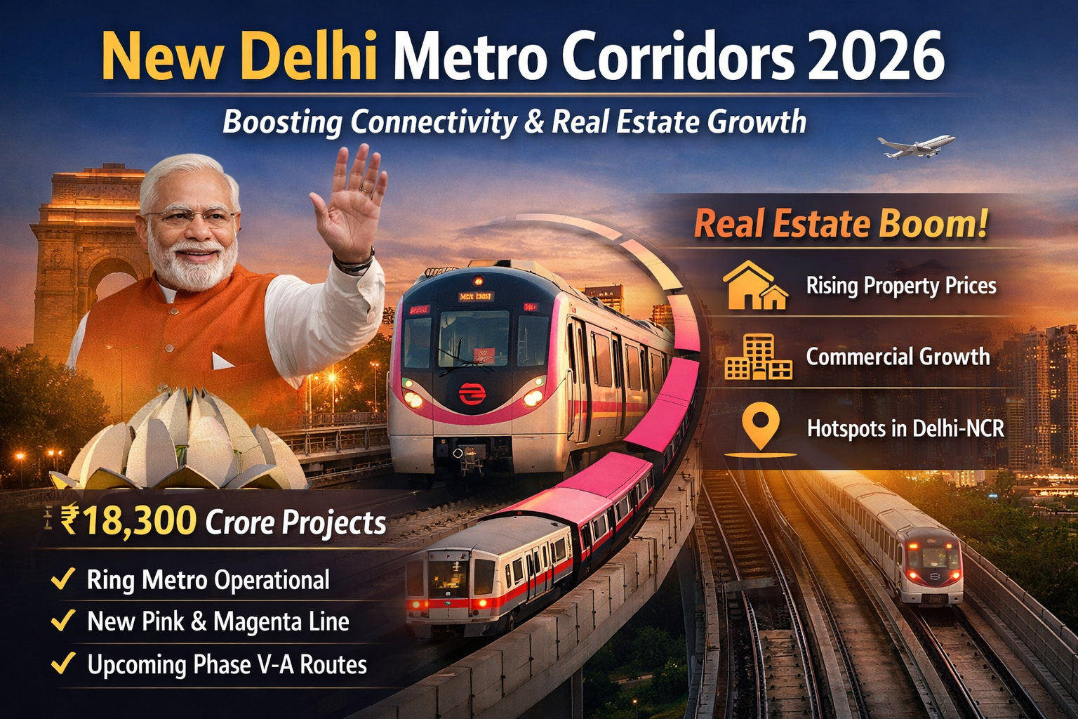 New Delhi Metro Corridors