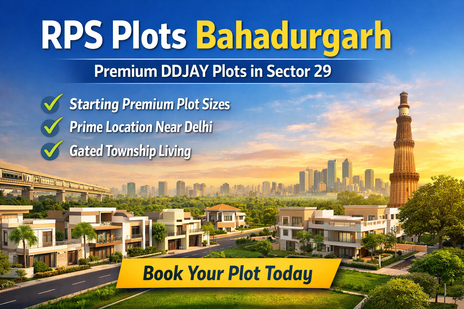 RPS Plots Bahadurgarh
