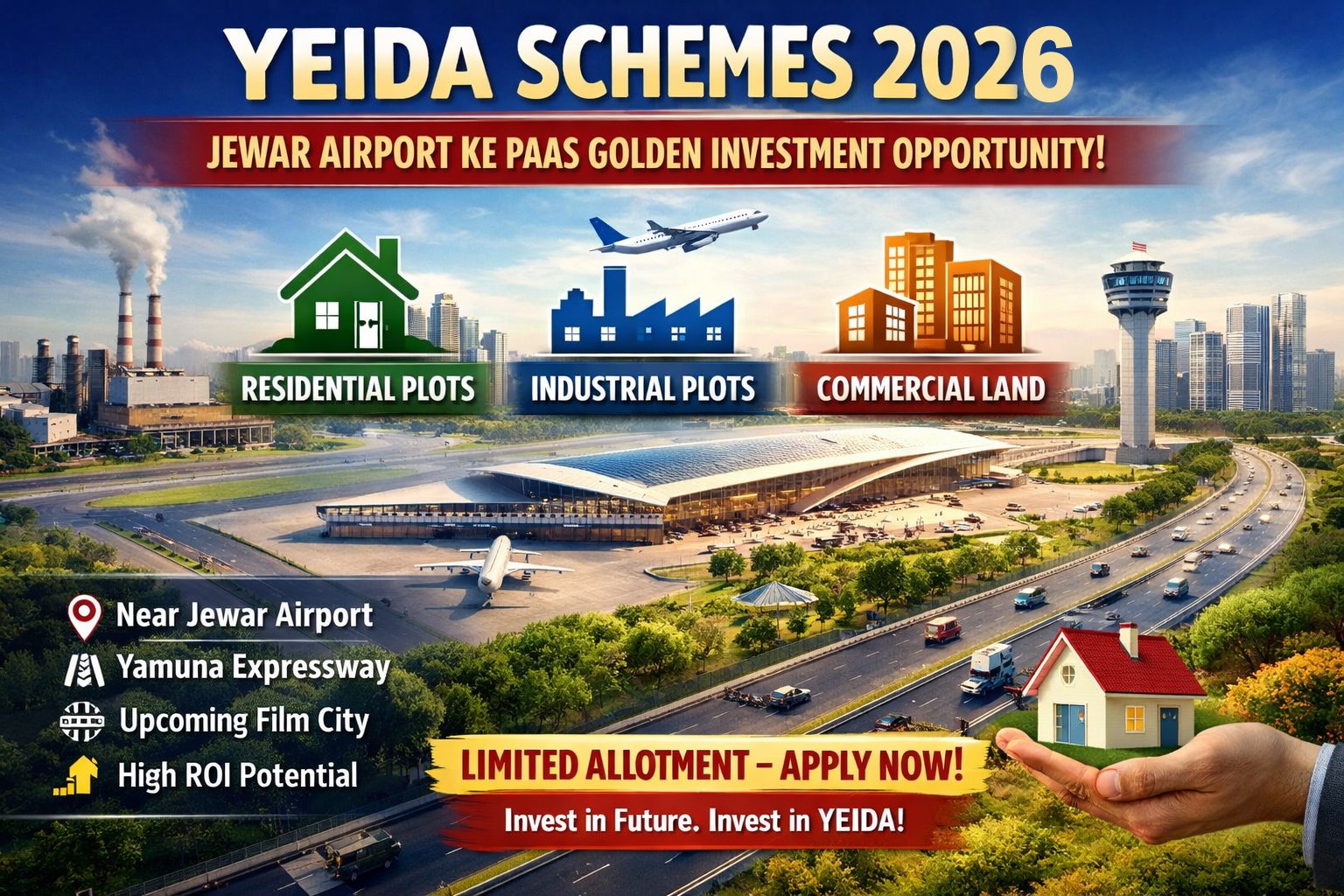 YEIDA Schemes 2026: Complete Guide to Plots, Prices, Eligibility & Investment Benefits