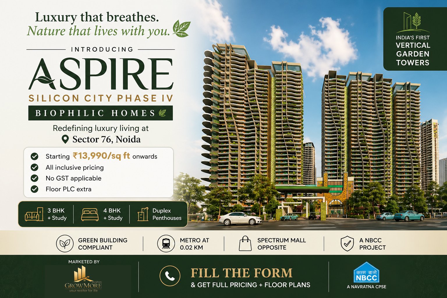 Aspire Silicon City Phase IV Sector 76 Noida