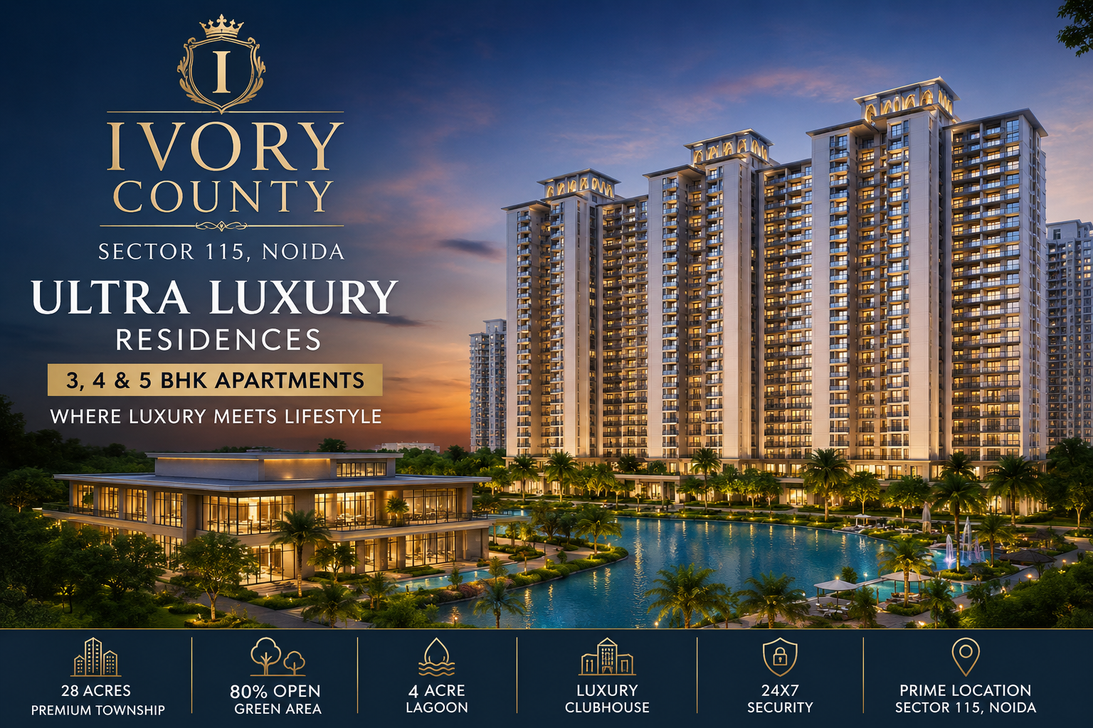 Ivory County Sector 115 Noida