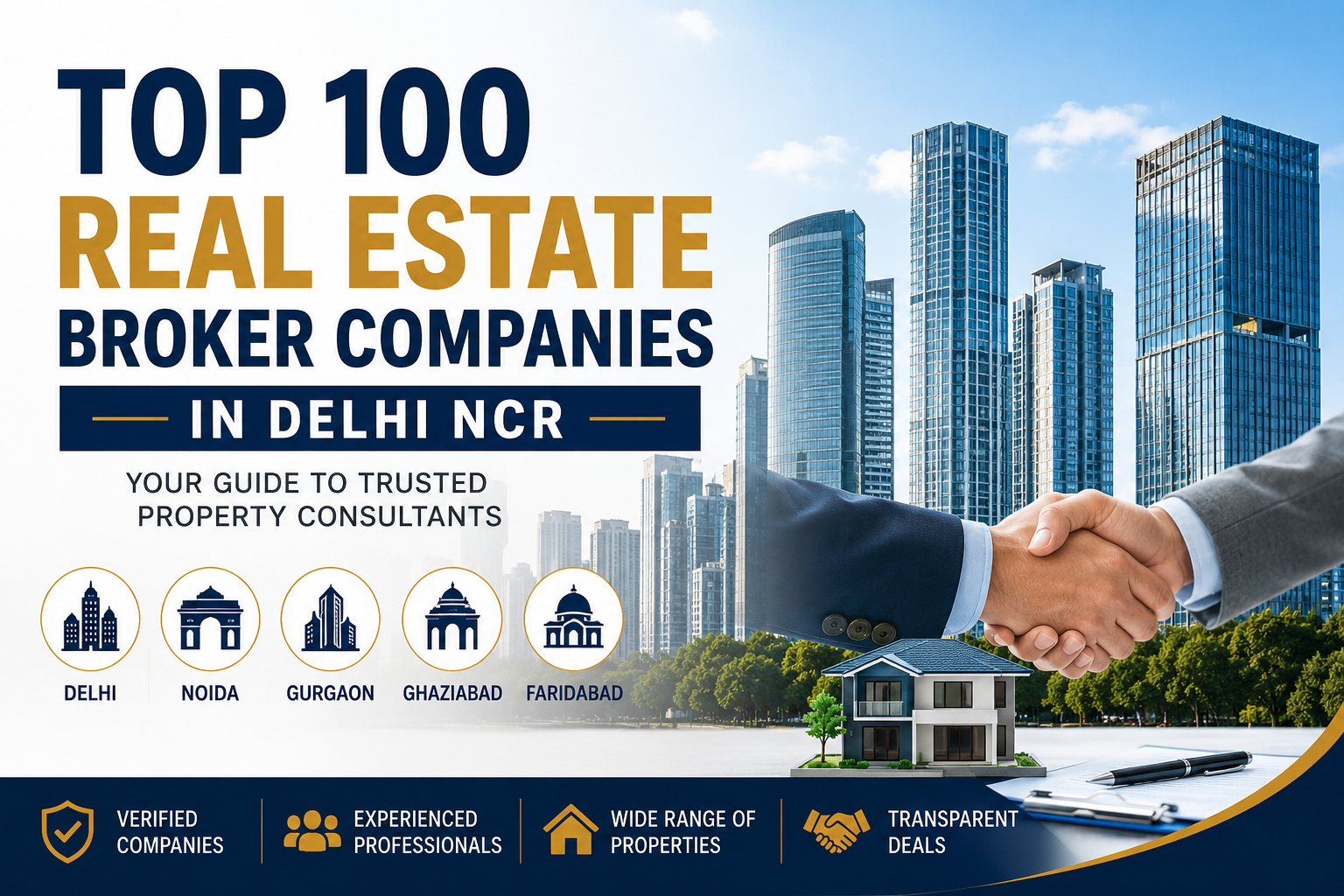 Top 100 Real Estate Broker Companies in Delhi NCR (2026 Updated List)